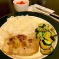youchae's cooksnap of when they made 豚ヒレ肉のバターレモンソテーオクラ添え.