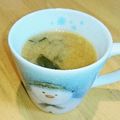 り～たん。's cooksnap of when they made お味噌汁に★おろししょうが.