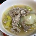 ふふふのちゃん3's cooksnap of when they made 味覇ウェイパーで白菜と豚肉のトロトロ煮込.