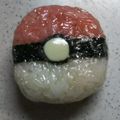 クック8W4H9J☆'s cooksnap of when they made ポケモンボールのキャラ弁.