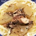 kona8's cooksnap of when they made 大根とサバの味噌煮缶の煮物.
