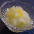 verita_n's cooksnap of when they made 材料３つで柚子シャーベットが出来る！！.