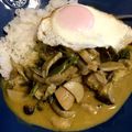 Carri子's cooksnap of when they made グリーンカレー ( 辛すぎない).