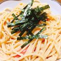 さおさん☆'s cooksnap of when they made 混ぜるだけ☆簡単明太子パスタ.