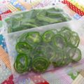 rie-tin's cooksnap of when they made 冷凍保存・ピーマン.