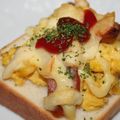 さくらんぼくんのママ's cooksnap of when they made 朝食にどう！？コーンなトースト.