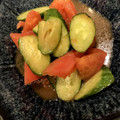 うえぶーぶ！'s cooksnap of when they made 簡単！トマトときゅうりの中華和え.
