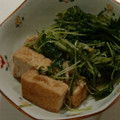 りん３５'s cooksnap of when they made 厚揚げと水菜、えのき茸の煮物.