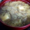 クックW5ZJ5M☆'s cooksnap of when they made もずくと豆腐の味噌汁.