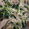 るこたん♪'s cooksnap of when they made 簡単！ほうれん草ともやし 豚肉の野菜炒め.