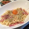 レインボー主婦's cooksnap of when they made クリームチーズめんたいのカルボナーラ.