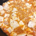 mimiねこ's cooksnap of when they made 焼肉であまった肉で サムジャン麻婆豆腐.