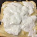 harutama's cooksnap of when they made ヨーグルトとチーズで絶品トースト.