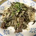 ゆうりんじゅん's cooksnap of when they made 絶品!!ゴボウの味噌チーズパスタ.