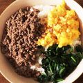 もんす。's cooksnap of when they made ☆ほっこり美味しいそぼろ丼☆.