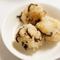 ｈａｐｐｙかおるん's cooksnap of when they made うどんにも！佃煮の昆布としらすのおにぎり.