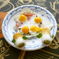 puniＫ's cooksnap of when they made 休日の娘の手作りプリティーハムエッグ.