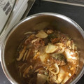 yupi☆★'s cooksnap of when they made サバの味噌煮缶と厚揚げとしめじ煮.