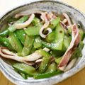 aicooking♪'s cooksnap of when they made キュウリと一夜干しいかの炒め物.