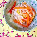 ふたごゆき's cooksnap of when they made 紅白なます☆改定版.
