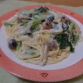 はーるるん's cooksnap of when they made ほうれん草のチーズクリームパスタ.