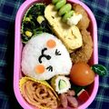 ゆいはま's cooksnap of when they made 簡単キャラ弁デコふりでくーQoo(＞＜).