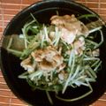 あゆすけmama's cooksnap of when they made 豚ばら肉と水菜の炒め物.