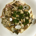 ケロんちょ's cooksnap of when they made あさりとエリンギの酒蒸し〜イカも♩.