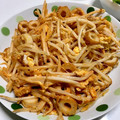 のぶママ☆'s cooksnap of when they made 炒めるだけ♪もやしとちくわのマヨケチャ.