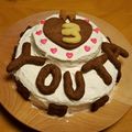 Jeeet's cooksnap of when they made お食い初めデコレーションケーキ.