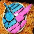 がっちママ's cooksnap of when they made 仮面ライダー ビルド キャラ弁.