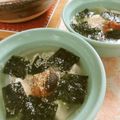 ☆Rokko☆'s cooksnap of when they made 焼き梅干しと豚で！元気の出るスープ♪.