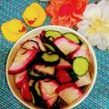 ももちゃんのれしぴ's cooksnap of when they made 赤カブと塩コブの浅漬け.