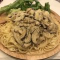 クックJ7LV6O☆'s cooksnap of when they made きのこのクリームパスタ.