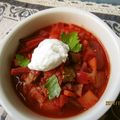 chako106HM's cooksnap of when they made ロシア人直伝　ボルシチ家庭の味.