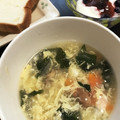 あたむ❤189's cooksnap of when they made ほうれん草と卵のスープ.