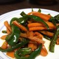 とろけるベティ's cooksnap of when they made 簡単に☆人参とピーマンのきんぴら.