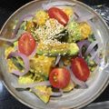 ちびすけままヤン's cooksnap of when they made 簡単♪アボカドとかぼちゃのごまデリサラダ.