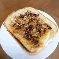 cheriomuu's cooksnap of when they made ☆きな粉シナモントースト☆.