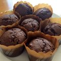 sakuran03's cooksnap of when they made ☆しっとり☆　チョコレートマフィン.