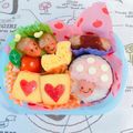 なるおっちいちかず's cooksnap of when they made 秋キャラ弁☆ミニきのこちゃんおにぎり.