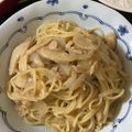 ＊なつのり＊'s cooksnap of when they made バター香るキノコとツナのバター醤油パスタ.
