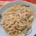 .kei.'s cooksnap of when they made 離乳食*鮭ﾌﾚｰｸでｸﾘｰﾑﾊﾟｽﾀ*.