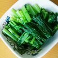 ttttt12345's cooksnap of when they made 茎まで柔らか大根葉のお浸し.