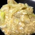 アカリンジャー's cooksnap of when they made キャベツと餃子の卵とじ♪.