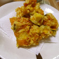 そらてんママ's cooksnap of when they made かぼちゃとコーンのかき揚げ.