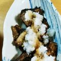 Kaffy10's cooksnap of when they made 揚げないサンマ干物の立田風大根胡瓜おろし.