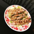chie☆ryuno's cooksnap of when they made アスパラの豚肉巻き.