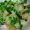 しーま♪'s cooksnap of when they made かいわれだいこんと鶏皮の塩レモン和え.