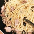 ChonoNatsu's cooksnap of when they made 米油活用！きのこと鶏の和風ぱすた.
